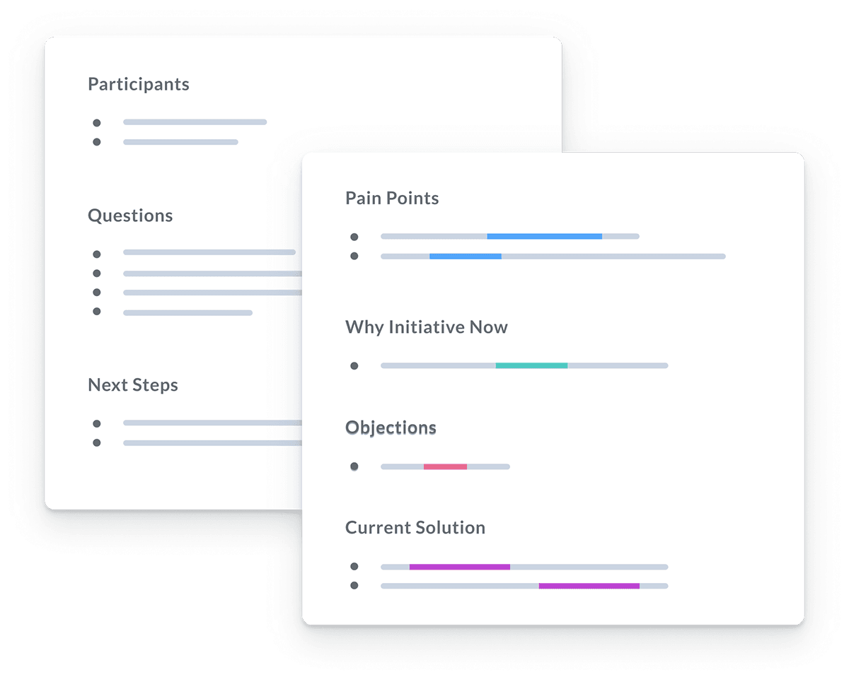 Avoma's automatic call notes